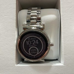 Brand New & Auth Michael Kors Smart Watch Silver